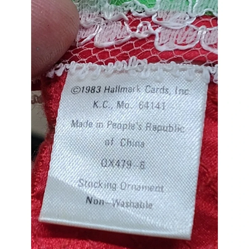 Christmas Ornaments Two Glass One Cloth